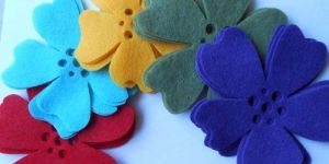 Die Cut Felt Flower