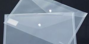 White PVC Folder Bag