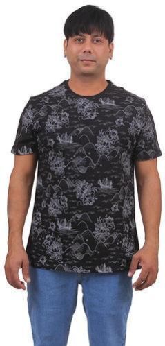 Round Neck Printed T Shirt