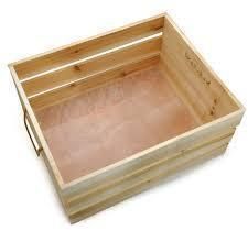 Industrial Wooden Storage Box