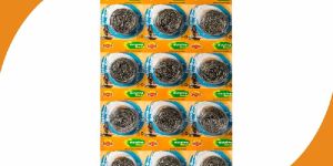 Stainless Steel Helping Hand Scrubber Magic Cleen Pack of 12 (20 Grams)