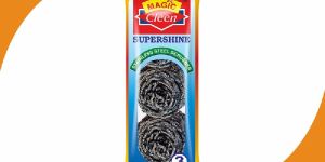 Stainless Steel Scrubber Supershine 3x1 - Magic Cleen
