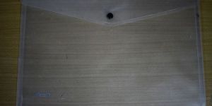 Plastic Button File Folder