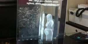 Transparent 3D Crystal