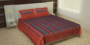 Cotton Multicolor Printed Bed Sheet