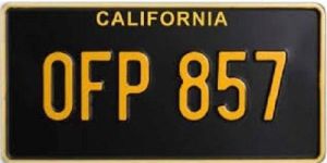 Commercial Number Plate