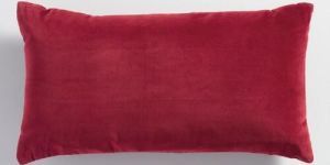 Red Velvet Lumbar Pillow