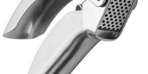 Stainless Steel Garlic Press