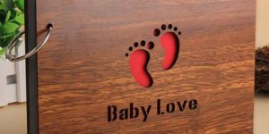 Photo Album Wooden Cover