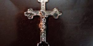 Jesus Christ Cross Engraved Pendant