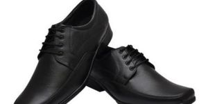 Men Black Leather Shoes