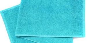Blue Cotton Gym Towel