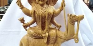 Wooden Durga Statue