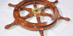 Wooden Ship Wheel 12 Inch Boat Steering