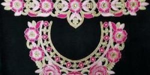 Embroidered Cotton Neck Patch Laces