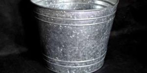 Zinc Garden Planters