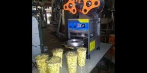 Popcorn Glass Filling Machine