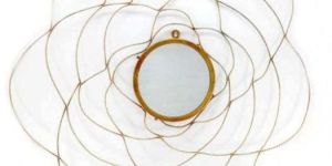 Round Wall Mirror Roseburst Wall Decor