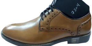 Brown Mens Leather Formal Shoes