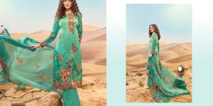 Crape Silk Digital Printed Salwar Kameez