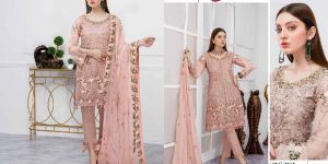 RINAZ MINHAL GEORGETTE EMBROIDERY PAKISTANI SUITS