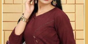 SARVADA CHAHAT SLUB WITH HANDWORK TOP AND PANT