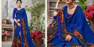 SHYAM VATIKA VOL 2 BY CHAHAT WEIGHTLESS PRINTED SAREE