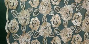 Floral Net Fabric