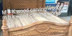 Teak Wood Double Bed