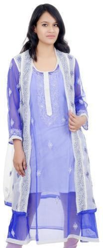 Lucknowi Embroidered Designer Kurti