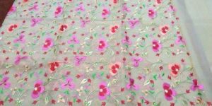 Embroidery Kora Silk Saree