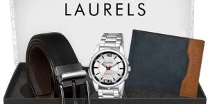 Watch Wallet Belt Gift Set