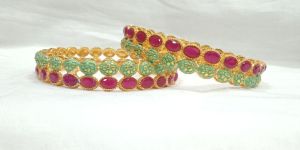 Pearl Stone Bangles