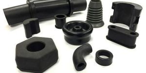 Black Viton Rubber Component