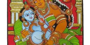 Tanjore Ujol Krishna Painting