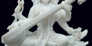 Marble Saraswati Statue