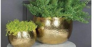 Brass Flower Pot