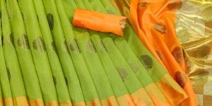 Soft Cotton with Banarasi Sarees