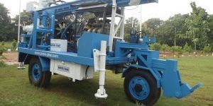 Trolley Mounted DTH Cum Rotary Drilling Rig