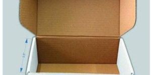 White Flat Corrugated Box