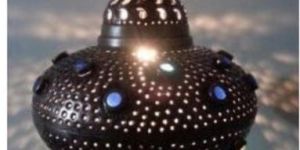 Iron Brown Moraccan Lamp