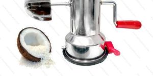 Silver Coconut Scraper