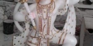 Colored Marble Hanuman Statue