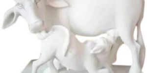 Marble Cow Statue