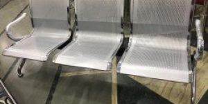 Stainless Steel Waiting Chair,
