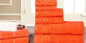 Orange Bath Towels