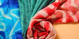 Shibori Tussar Silk Yardages