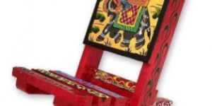 Wooden Mobile Chair Stand