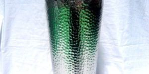 Aluminum Hammered Flower Vase