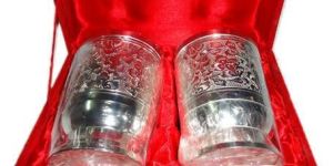 Silver Plated Glass Gift Set